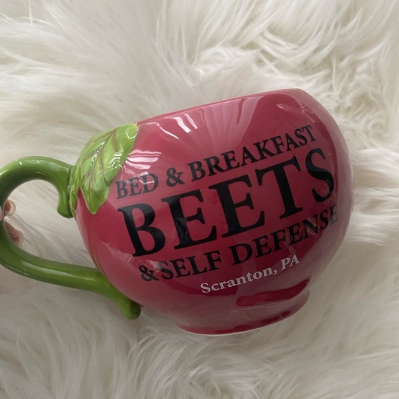 The Office Schrute Farms Beets Sculpted Ceramic 20oz Mug - Picture 3 of 12